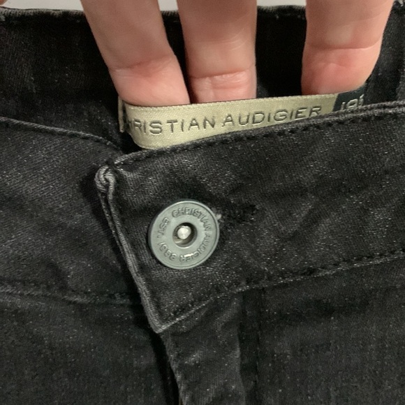 Christian Audigier distressed straight leg jeans, Sz 31 X 32, good condition - Picture 3 of 8